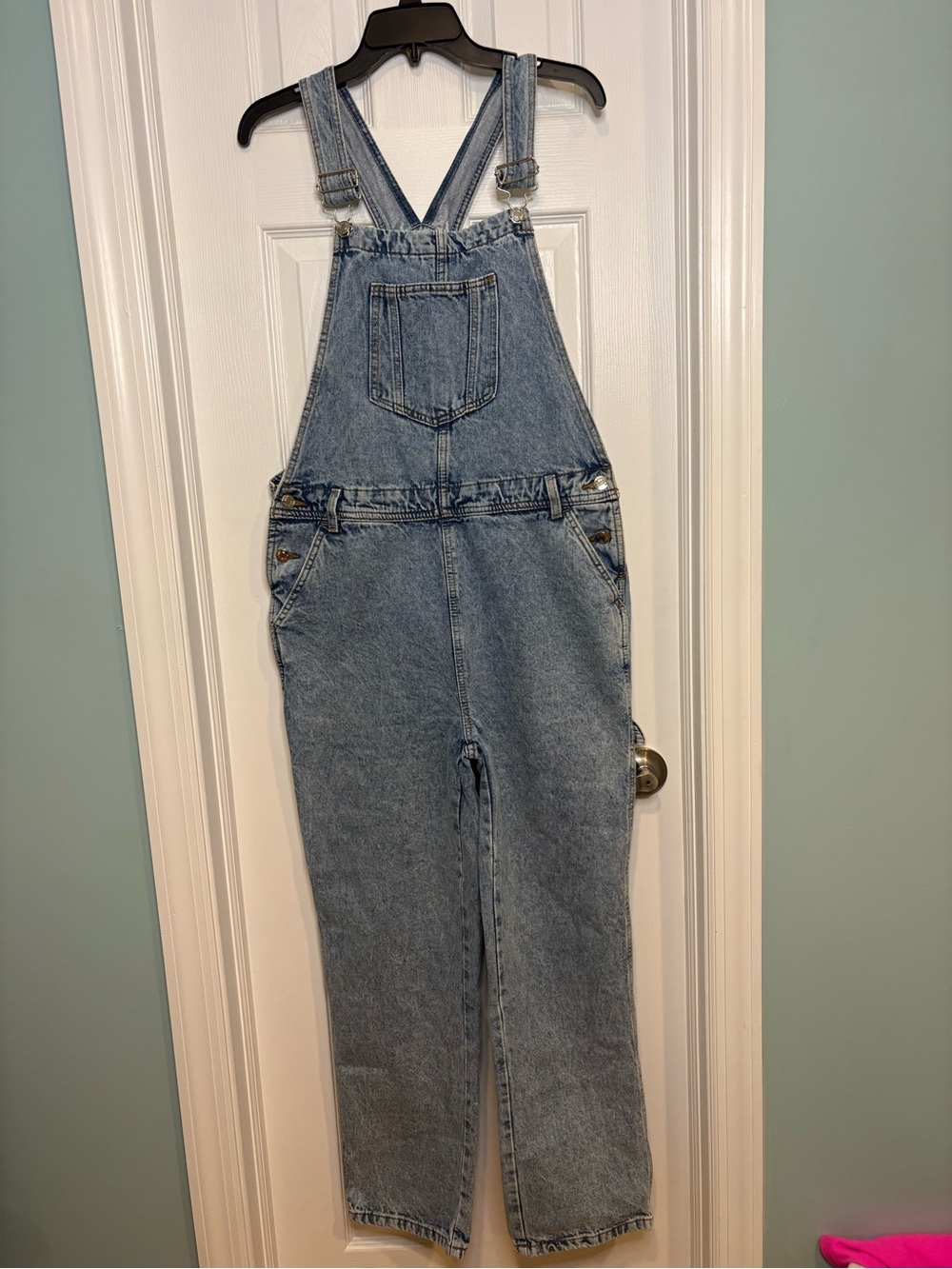 Denim Co Primark stone wash denim overalls size 10